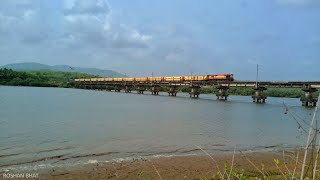 Alco Days  06601 Madgaon  Mangaluru Central Exp Special  Scenic Aghanashini river  Kumta KR [upl. by Toh570]