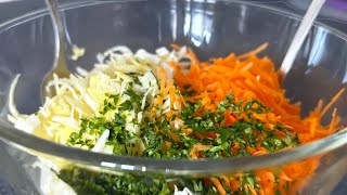 Cabbage salad that burns belly fat I lost 5 kg in a week [upl. by Naujak298]