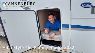 Caravan review Caravelair Alba Style 466 Family model 2022 [upl. by Akkeber]