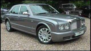 Bentley Arnage Blue Train Special Edition  Marlow Cars [upl. by Annayram]