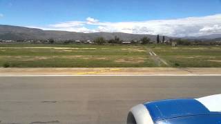 Take off from Aeropuerto Intl Jorge Wilstermann Cochabamba Bolivia [upl. by Eveam]