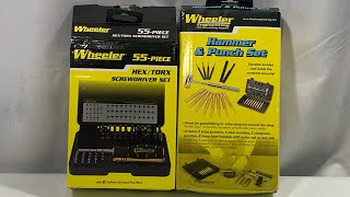 Wheeler Gunsmith Tools 55 Piece Screwdriver Set amp Hammer and Punch Set [upl. by Annabal]