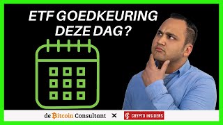 ETF goedkeuring op DEZE dag en tijdvak  Analyse Bitcoin Ethereum Cardano [upl. by Missie]