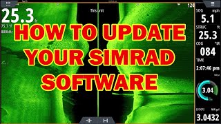 How to update software Simrad NSS Evo 3 Simrad Go XSE Go XSR Simrad Evo2 software update [upl. by Zorah226]