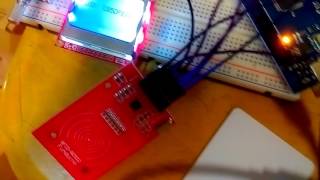 Arduino Reading RFID tag UID using MFRC522 module [upl. by Drummond887]