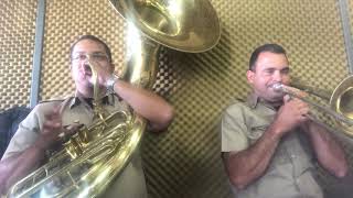 Dobrado Brasília  Sd Freitas Tuba Bb e Sd Célio Trombone [upl. by Early951]