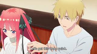 💖 Nino Finds Out Kintaro Is Fuutarou  The Quintessential Quintuplets Season 2 Episode 3 [upl. by Arelus]