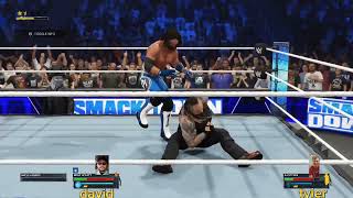 wwe 2k24 my universe league Smackdown week 3 match 1 [upl. by Akeryt]