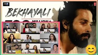 Bekhayali song l Kabir Singh l Shahid KKaira Alsandeep Reddy Vanga l SachetParampara l Reaction [upl. by O'Kelly]