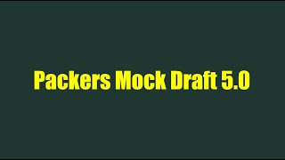 Packers 2024 Mock Draft 50 [upl. by Ajax191]