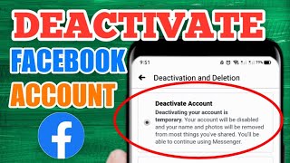 How to Deactivate Facebook Account 2024 [upl. by Staci]