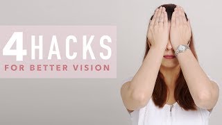 4 Exercises For Better Vision  Eye Yoga [upl. by Mcmillan]