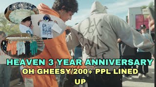 HEAVEN 3 YEAR ANNIVERSARY WE DID A COLLAB WITH OHGEESY 200 PPL LINED UP [upl. by Elokin]