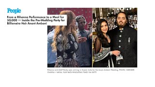 Indian billionaire heir Anant Ambani hosts extravagant threeday prewedding party • FRANCE 24 [upl. by Asserrac291]