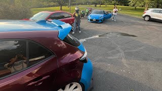 Corolla Hatch Hood struts install Tsubasa [upl. by Blainey]