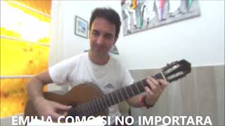 Emilia  Como si no importara cover guitarra [upl. by Bone]