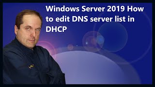 Windows Server 2019 How to edit DNS server list in DHCP [upl. by Bartlet]