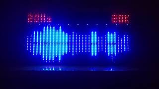 Analyseur de Spectre Audio  Matrice LED RGB 64x32  Arduino Mega [upl. by Cori]