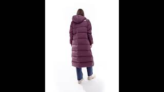 THE NORTH FACE Triple C Parka Jacket Coat Hooded Shiny Purple Women  Asos [upl. by Nudd]