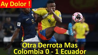 Otra Derrota Mas Colombia 0  1 Ecuador [upl. by Akined]