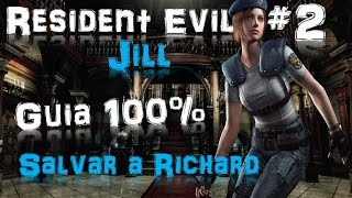 Resident Evil Guia 100  Español Latino  Parte 2  Salvando a Richard [upl. by Heller500]