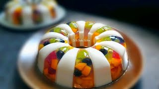 Beautiful amp Delicious Fruit Jelly Cake ❤ 网红水果燕菜果冻蛋糕 littleduckkitchen [upl. by Nelleeus]