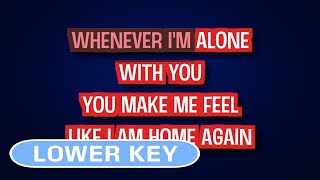 Adele  Lovesong Acoustic Version  Karaoke Lower Key [upl. by Sammie]