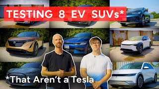 BEST ELECTRIC SUV  Testing 8 EV SUVs [upl. by Roper]