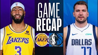 Dallas Mavericks vs Lakers [upl. by Idisahc]