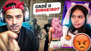 COBREI o dinheiro e a Tainá TILTOU 🤣  GTA RP [upl. by Misak]