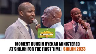 MOMENT DUNSIN OYEKAN MINISTERED IN SHILOH FOR THE FIRST TIME [upl. by Reyotal]