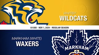 20241101  U18BB  Whitby Wildcats vs Markham Waxers White [upl. by Sitra161]