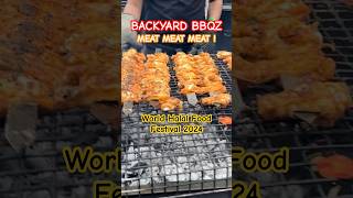 BACKYARD BBQZ world Halal Food Festival 2024 bbq food halalfood foodie londoneats london [upl. by Hammond]