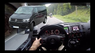 2013 VW Multivan T5 20TDI 4Motion  Downhill POV [upl. by Corilla]