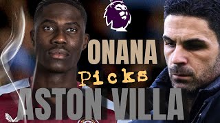 ONANA PICKS ASTON VILLA NOT ARSENAL [upl. by Sharia384]