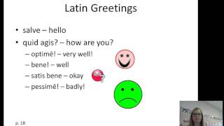 Latin Greetings [upl. by Eintroc106]