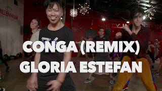 quotCongaquot Remix  Gloria Estefan Choreography by Ricky Lam RLM [upl. by Nairdna897]