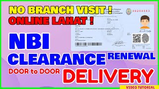 NBI Clearance Online Renewal Door to Door NBI Delivery or Pick Up [upl. by Anassor]