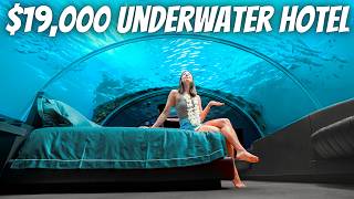 We Slept in the Worlds Most Expensive Underwater Hotel [upl. by Keligot]