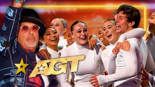 INCREDIBLE and UNIQUE Dance Audition Wins the GOLDEN BUZZER on Americas Got Talent 2024 [upl. by Marcello]