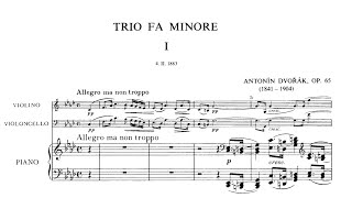 A Dvořák – Piano Trio No 3 in F minor Op 65 Beaux Arts Trio [upl. by Assenab137]