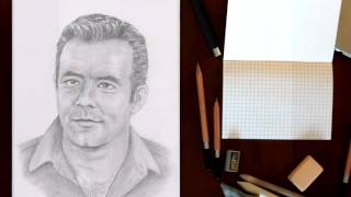 quotIf I Were a Painterquot  My drawings of Pernell Roberts Adam Cartwright [upl. by Calondra613]