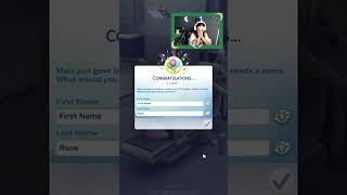 This was not my plan 😭😂 sims4 thesims4 gamergirl 100babychallenge [upl. by Fulks779]