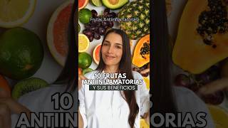 Frutas Antiinflamatorias y sus beneficios para la salud salud alimentosaludable frutas [upl. by Aydan433]