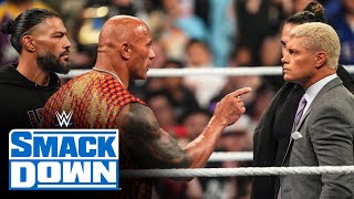 FULL SEGMENT – Rhodes and Rollins accept The Rock and Reigns’ Challenge SmackDown March 8 2024 [upl. by Lipcombe]