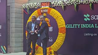 Glimpses of the listing ceremony of Sagility India Limited [upl. by Eigram]