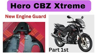 Hero Honda CBZ Xtreme New Engine Guard [upl. by Robinetta83]