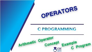 Operators in C  Arithmetic Operator  Basic Concepts of C Programming  Lec 18  C Programming [upl. by Yvaht472]