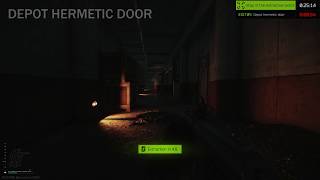 Depot Hermetic Door Exit Location With Map Reserve in Escape From Tarkov [upl. by Ahsimed]