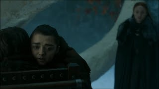 Game of Thrones 7x4  Arya reunite with Bran [upl. by Nnylhtak458]